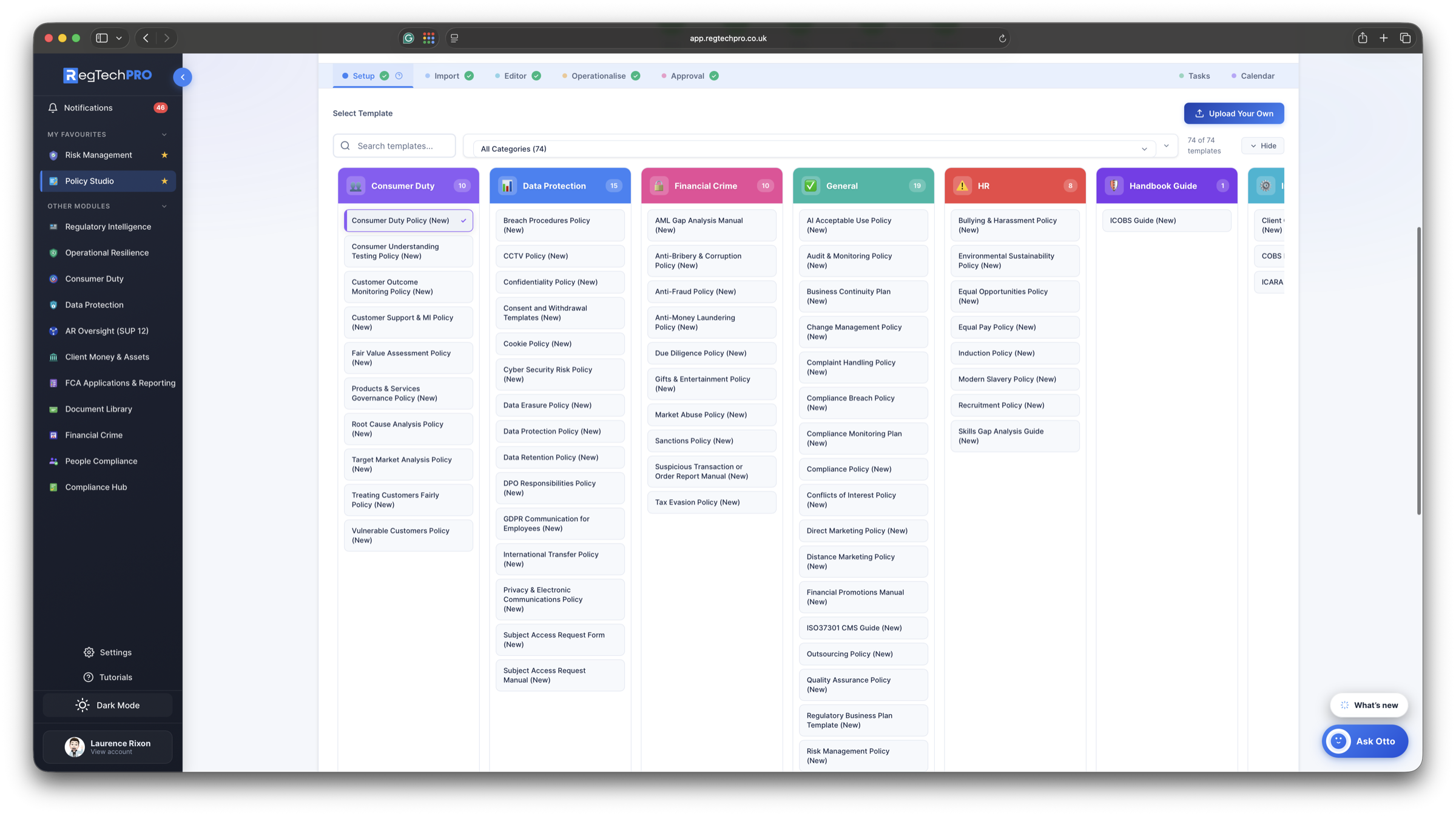 Policy Studio &mdash; the policy template suite